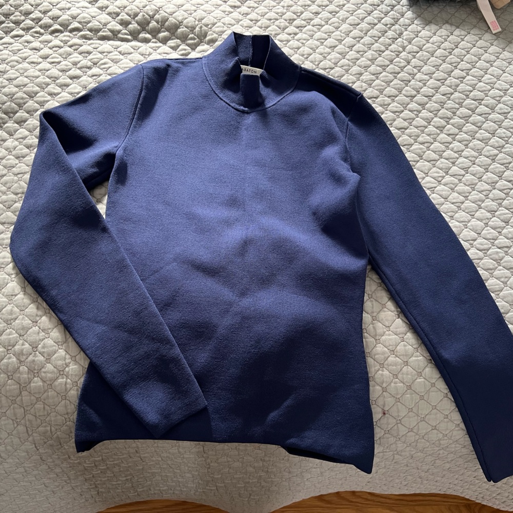 Babaton sculpt knit Turtleneck Sweater